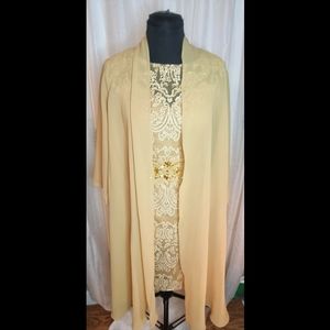 OYISHA 2 pc JACKET W/ SLEEVELESS DRESS MOTHER OF BRIDE Holiday Gown Sz 8 NWOT